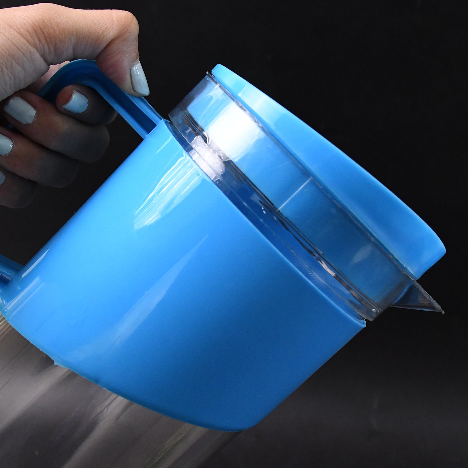Transparent Stylish Premium Jug With Elegant Handle (2000 Ml Jug Approx  4 Pcs Plastic Glass) Transparent Stylish Premium Jug With Elegant Handle (2000 Ml Jug Approx  4 Pcs Plastic Glass)